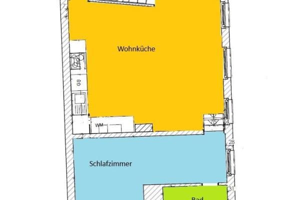 Pronájem bytu 2+1 110 m², Auf dem Meere 41, Lüneburg Pronájem bytu 2+1 110 m², Auf dem Meere 41, Lüneburg