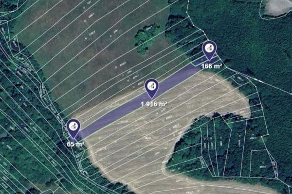 Prodej pozemku 2.147 m², Nová Lhota Prodej pozemku 2.147 m², Nová Lhota