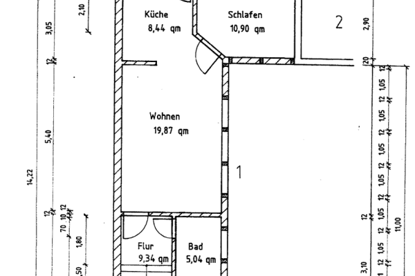 Pronájem bytu 2+1 57 m², Poststraße 40, Naumburg (Saale), Sasko-Anhaltsko Pronájem bytu 2+1 57 m², Poststraße 40, Naumburg (Saale), Sasko-Anhaltsko