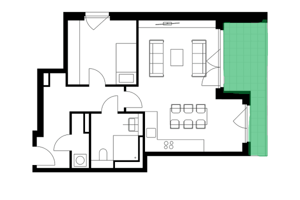 Pronájem bytu 2+1 61 m², Berlin Pronájem bytu 2+1 61 m², Berlin