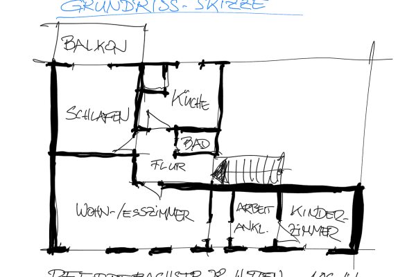 Pronájem bytu 3+1 90 m², Pferdebachstr. 78, Witten Pronájem bytu 3+1 90 m², Pferdebachstr. 78, Witten