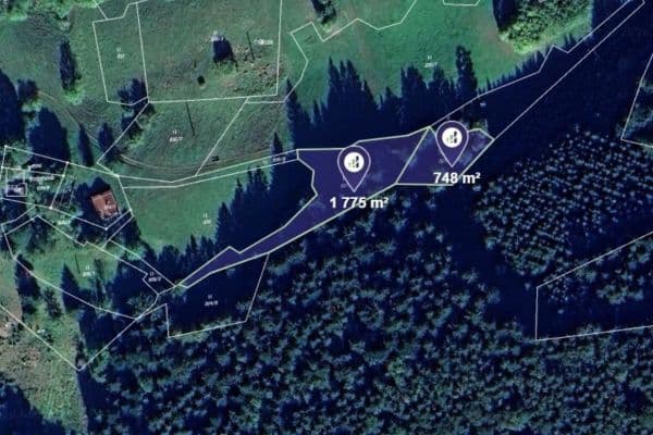 Prodej pozemku 2.523 m², Prodej pozemku 2.523 m²,