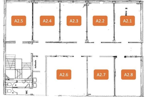 Pronájem kanceláře 25 m², Formerstraße 47, Ratingen Pronájem kanceláře 25 m², Formerstraße 47, Ratingen
