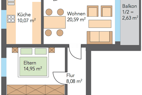 Pronájem bytu 4+1 86 m², Dr.-Wachler-Weg 37, Goslar Pronájem bytu 4+1 86 m², Dr.-Wachler-Weg 37, Goslar
