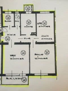 Pronájem bytu 3+1 86 m², Carl-Reiss-Platz17, Mannheim Pronájem bytu 3+1 86 m², Carl-Reiss-Platz17, Mannheim