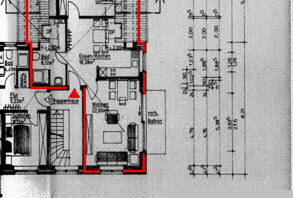 Pronájem bytu 3+1 68 m², Bielefeld, Severní Porýní-Vestfálsko Pronájem bytu 3+1 68 m², Bielefeld, Severní Porýní-Vestfálsko