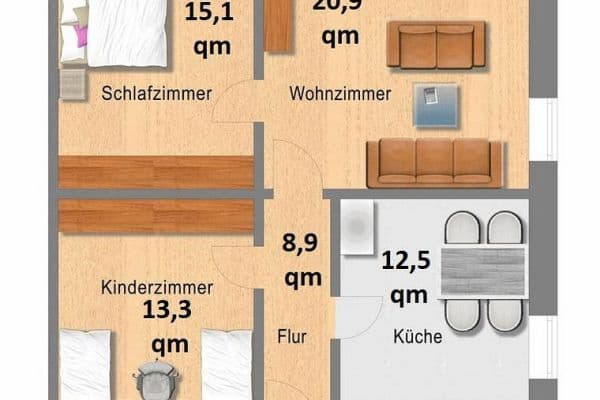 Prodej bytu 3+1 81 m², Wirkergasse 12, Lörrach Prodej bytu 3+1 81 m², Wirkergasse 12, Lörrach