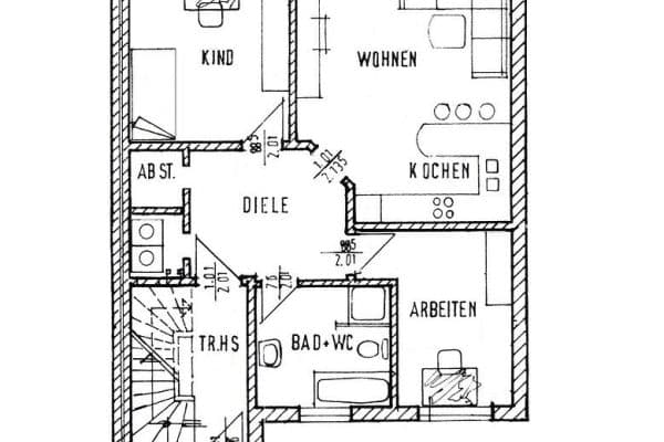 Pronájem domu 140 m², pozemek 240 m², Langenselbold Pronájem domu 140 m², pozemek 240 m², Langenselbold