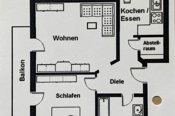 Pronájem bytu 2+1 56 m², Inhamer Str. 18 B, Bad Griesbach Pronájem bytu 2+1 56 m², Inhamer Str. 18 B, Bad Griesbach