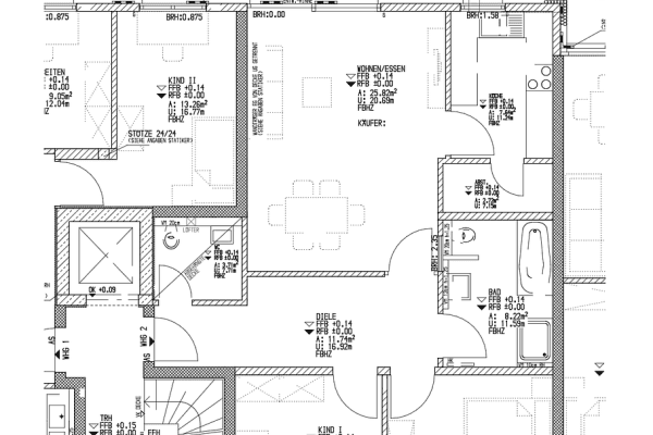 Prodej bytu 3+kk 89 m², Steingartenstraße 41/1, Filderstadt Prodej bytu 3+kk 89 m², Steingartenstraße 41/1, Filderstadt