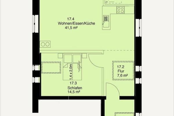 Pronájem bytu 2+1 82 m², Paulihof 2, Schleswig Pronájem bytu 2+1 82 m², Paulihof 2, Schleswig