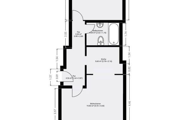 Prodej bytu 2+1 57 m², Düsseldorf, Severní Porýní-Vestfálsko Prodej bytu 2+1 57 m², Düsseldorf, Severní Porýní-Vestfálsko