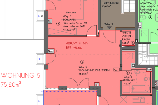 Pronájem bytu 2+kk 76 m², Friedrichshafen - Lipbach Pronájem bytu 2+kk 76 m², Friedrichshafen - Lipbach