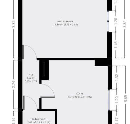 Pronájem bytu 1+1 30 m², Fasanenstr., Mannheim, Bádensko-Württembersko Pronájem bytu 1+1 30 m², Fasanenstr., Mannheim, Bádensko-Württembersko