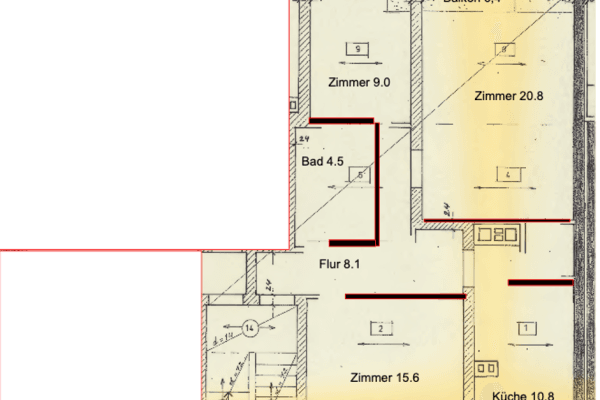 Pronájem bytu 3+1 72 m², Waldbröl Pronájem bytu 3+1 72 m², Waldbröl