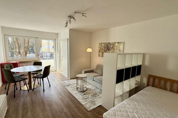 Pronájem bytu 1+1 34 m², Galgenbachweg 1b, Neufahrn bei Freising, Bavorsko Pronájem bytu 1+1 34 m², Galgenbachweg 1b, Neufahrn bei Freising, Bavorsko