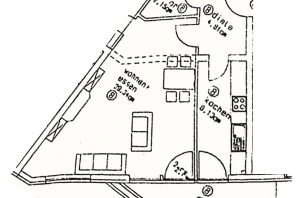 Pronájem bytu 2+kk 68 m², Essen, Severní Porýní-Vestfálsko Pronájem bytu 2+kk 68 m², Essen, Severní Porýní-Vestfálsko