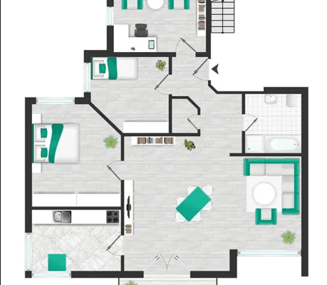 Pronájem bytu 4+1 103 m², Paul-Ehrlich-Straße 14, Bad Camberg Pronájem bytu 4+1 103 m², Paul-Ehrlich-Straße 14, Bad Camberg