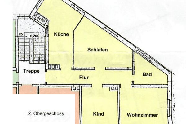 Pronájem bytu 3+1 69 m², Bohmter Str. 54, Osnabrück Pronájem bytu 3+1 69 m², Bohmter Str. 54, Osnabrück