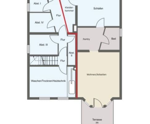 Pronájem bytu 2+1 62 m², Forstbachweg 27, Kassel, Hessen Pronájem bytu 2+1 62 m², Forstbachweg 27, Kassel, Hessen