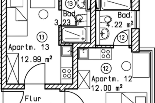 Pronájem bytu 1+1 22 m², Hoheneckstrasse 87, München, Bavorsko Pronájem bytu 1+1 22 m², Hoheneckstrasse 87, München, Bavorsko