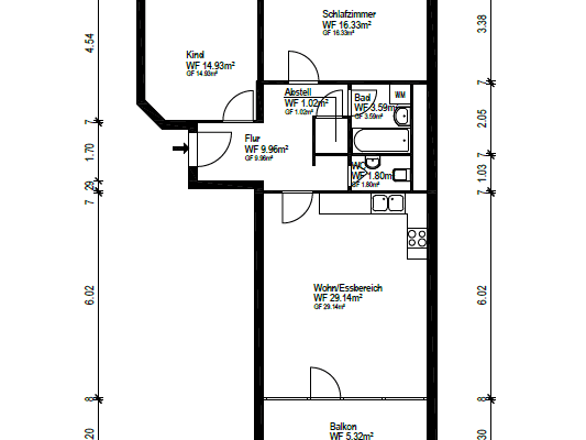Prodej bytu 3+1 83 m², Leonberg, Bádensko-Württembersko Prodej bytu 3+1 83 m², Leonberg, Bádensko-Württembersko