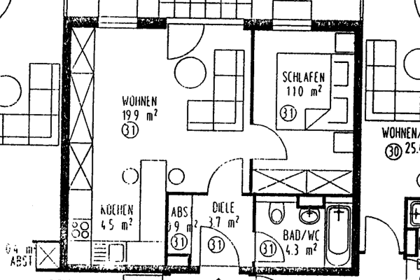 Prodej bytu 2+1 46 m², München-Untermenzing, Bavorsko Prodej bytu 2+1 46 m², München-Untermenzing, Bavorsko