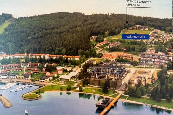 Prodej pozemku 536 m², Lipno nad Vltavou Prodej pozemku 536 m², Lipno nad Vltavou