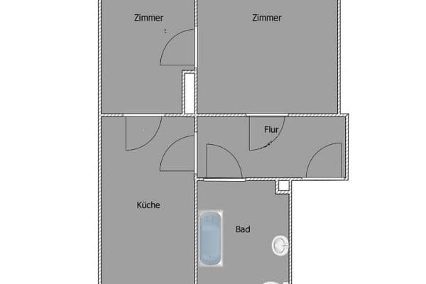 Pronájem bytu 2+1 60 m², Triftstraße 29, Halle, Sasko-Anhaltsko Pronájem bytu 2+1 60 m², Triftstraße 29, Halle, Sasko-Anhaltsko