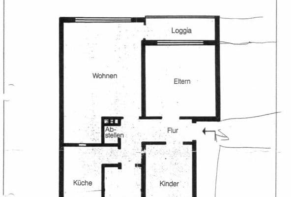 Pronájem bytu 3+1 72 m², Berliner Strasse, Georgsmarienhütte Pronájem bytu 3+1 72 m², Berliner Strasse, Georgsmarienhütte