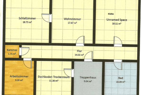 Pronájem bytu 3+1 90 m², Hildegardstr. 18, Gelsenkirchen Pronájem bytu 3+1 90 m², Hildegardstr. 18, Gelsenkirchen