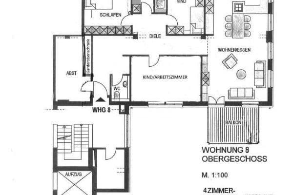 Prodej bytu 4+1 124 m², Remseck Prodej bytu 4+1 124 m², Remseck