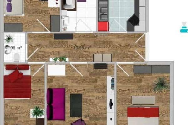 Pronájem bytu 4+1 91 m², Leipziger Strasse 60, Leipzig, Sasko Pronájem bytu 4+1 91 m², Leipziger Strasse 60, Leipzig, Sasko