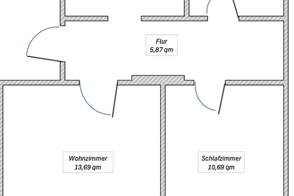 Pronájem bytu 2+1 46 m², Äußere Leipziger Straße 9, Schkeuditz Pronájem bytu 2+1 46 m², Äußere Leipziger Straße 9, Schkeuditz