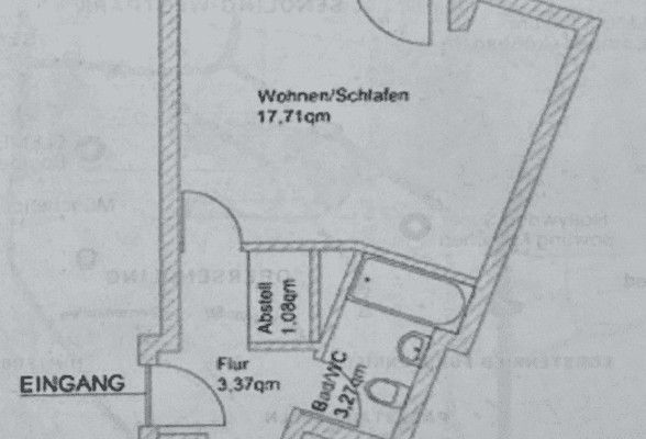Pronájem bytu 1+1 30 m², Listseeweg 7, München, Bavorsko Pronájem bytu 1+1 30 m², Listseeweg 7, München, Bavorsko