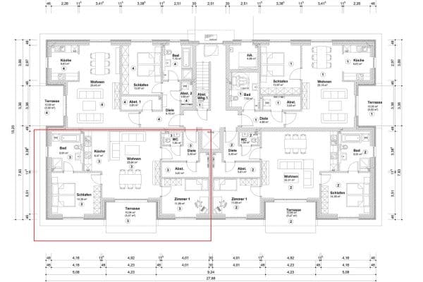 Prodej bytu 3+1 86 m², Kurzer Weg 14, Bardowick Prodej bytu 3+1 86 m², Kurzer Weg 14, Bardowick
