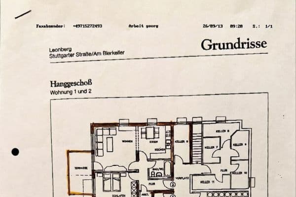 Prodej bytu 2+1 62 m², Stuttgarter Straße 26, Leonberg Prodej bytu 2+1 62 m², Stuttgarter Straße 26, Leonberg