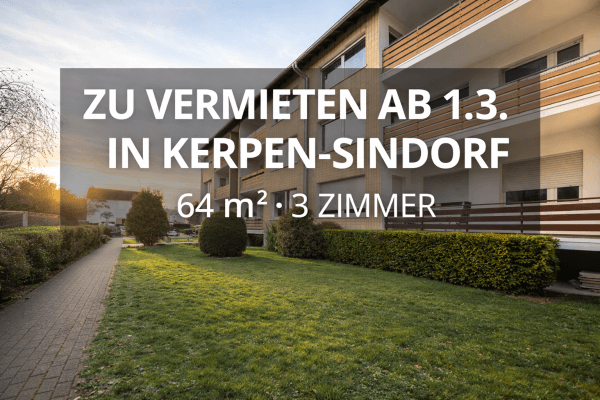 Pronájem bytu 3+1 64 m², Kerpen Pronájem bytu 3+1 64 m², Kerpen