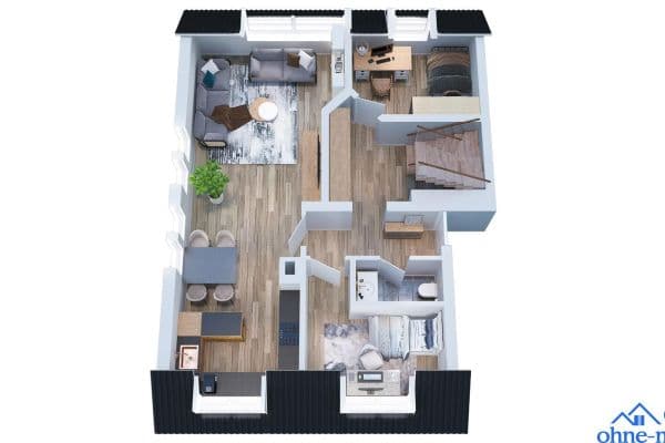 Pronájem bytu 4+kk 95 m², Beim Schloßhof 10, Remseck am Neckar Pronájem bytu 4+kk 95 m², Beim Schloßhof 10, Remseck am Neckar