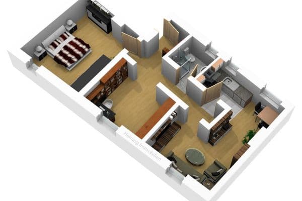 Pronájem bytu 3+1 57 m², Hammer Str. 68, Bochum Pronájem bytu 3+1 57 m², Hammer Str. 68, Bochum