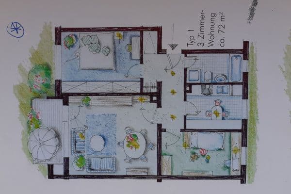 Prodej bytu 3+1 73 m², Karlsruhe, Bádensko-Württembersko Prodej bytu 3+1 73 m², Karlsruhe, Bádensko-Württembersko