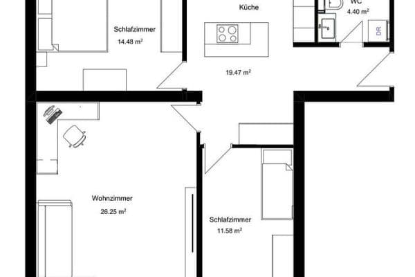 Pronájem bytu 3+1 79 m², Thomasiusstr. 3, Berlin, Berlín Pronájem bytu 3+1 79 m², Thomasiusstr. 3, Berlin, Berlín