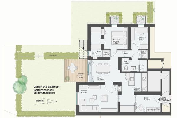 Prodej bytu 4+1 78 m², Grube 4, Hamburg, Hamburg Prodej bytu 4+1 78 m², Grube 4, Hamburg, Hamburg