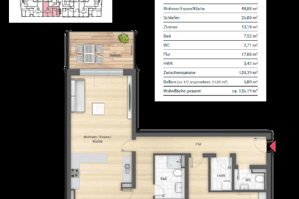 Pronájem bytu 4+1 127 m², Schuckertstraße 19, Fürth Pronájem bytu 4+1 127 m², Schuckertstraße 19, Fürth