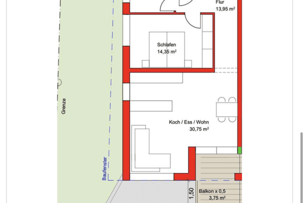 Pronájem bytu 2+1 70 m², Niefern-Öschelbronn Pronájem bytu 2+1 70 m², Niefern-Öschelbronn