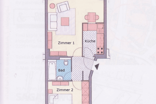 Prodej bytu 2+1 44 m², Hamburg, Hamburg Prodej bytu 2+1 44 m², Hamburg, Hamburg