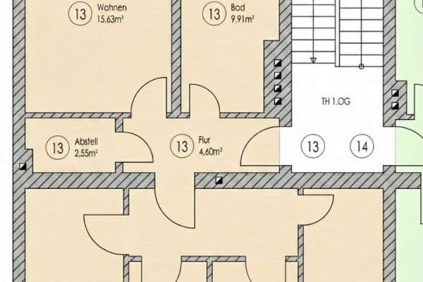 Pronájem bytu 4+1 75 m², Fürstenwalde nad Sprévou, Braniborsko Pronájem bytu 4+1 75 m², Fürstenwalde nad Sprévou, Braniborsko
