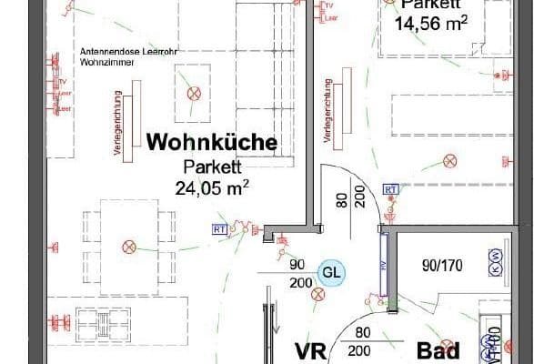 Pronájem bytu 2+1 56 m², Pastorstraße 28, Wien, Wien Pronájem bytu 2+1 56 m², Pastorstraße 28, Wien, Wien
