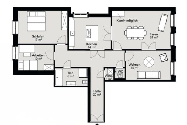Prodej bytu 4+1 108 m², Hamburg, Hamburg Prodej bytu 4+1 108 m², Hamburg, Hamburg