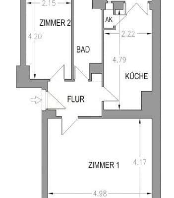 Pronájem bytu 2+1 49 m², Berlin, Berlín Pronájem bytu 2+1 49 m², Berlin, Berlín